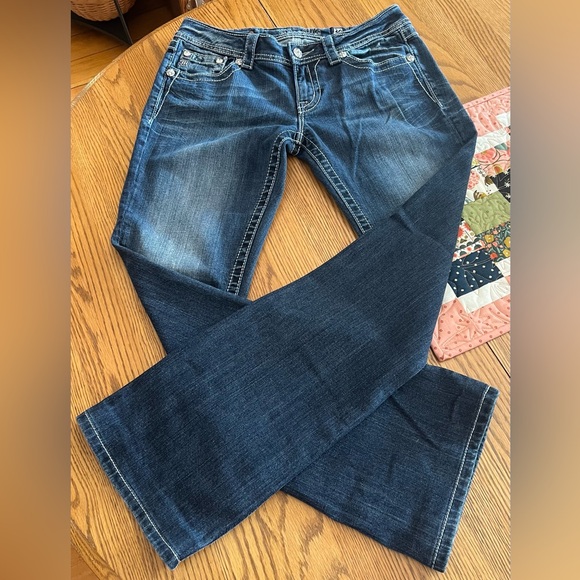 Miss Me Embellished Angel Wings Mid Rise Boot Jeans 30/34*** 😇 - Picture 10 of 15